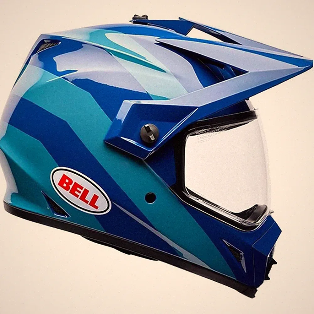 BELL MX-9 ADV MIPS MOTION BLUE ENDURO ADVENTURE OFF ROAD MOTORRAD FAHRRAD HELM