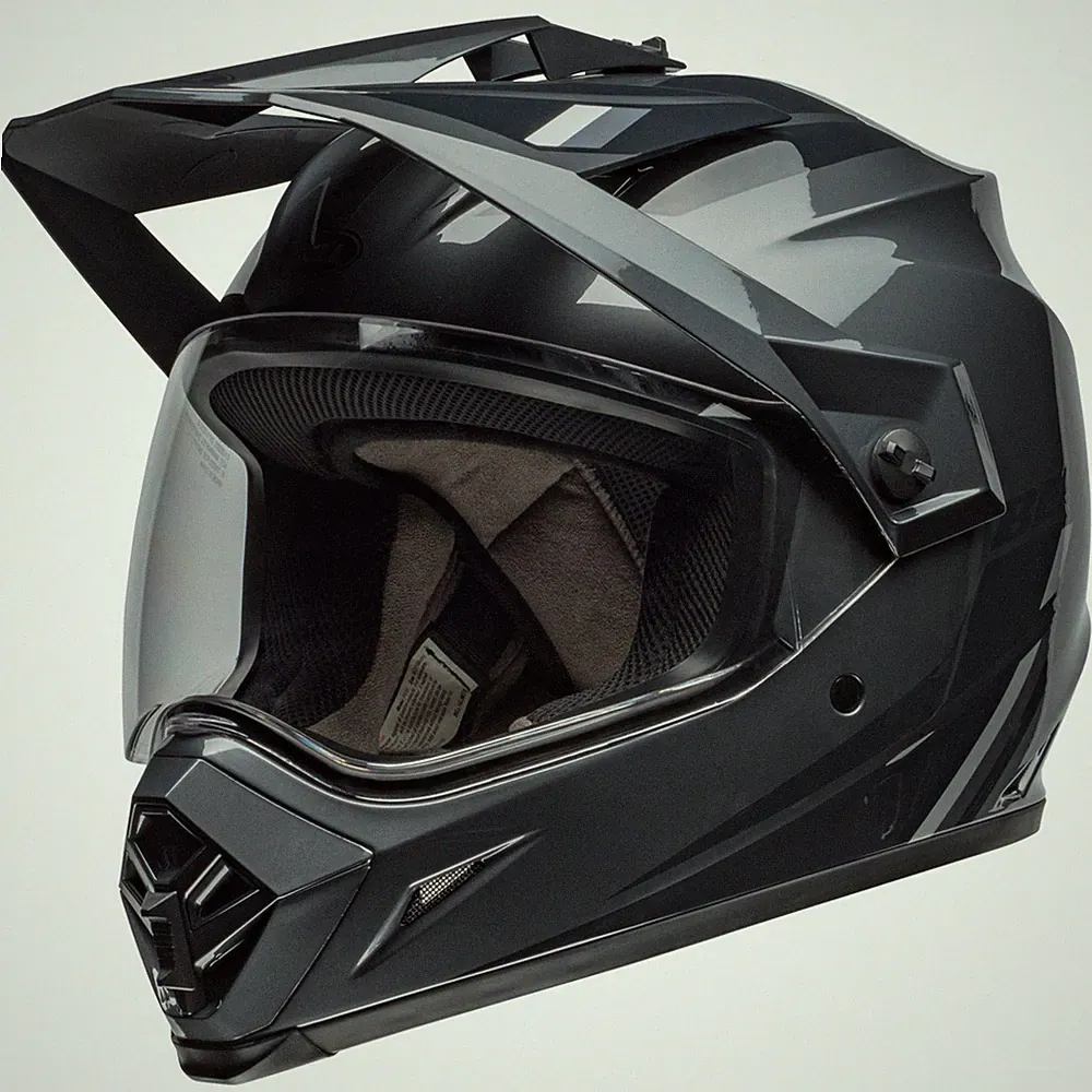 Bell MX-9 Adventure MIPS (2024)Motorrad Motocross - Alpin Anthrazit/Silber
