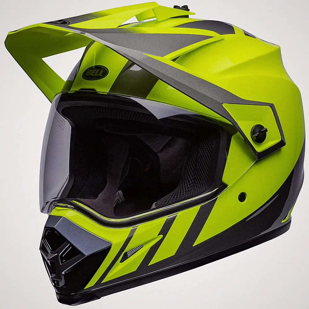 Bell MX-9 Adventure MIPS Motorrad Motocross Helm Dash Hi-Viz gelb/grau