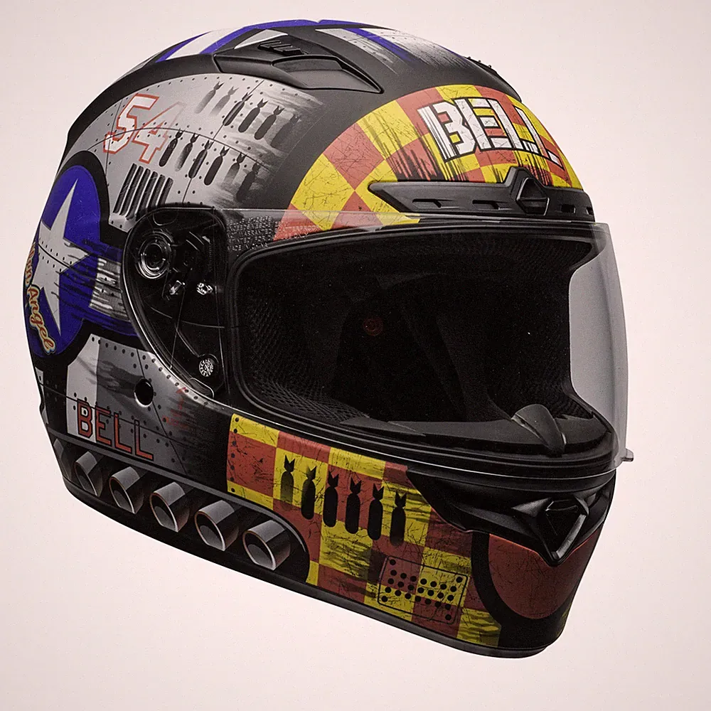 Bell Qualifier DLX Mips Motorradhelm Devil May Care Grau