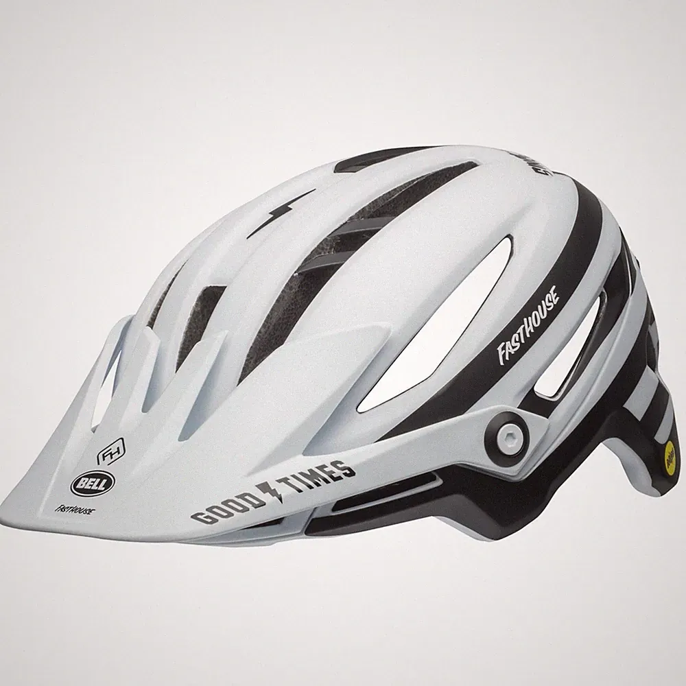 Bell SIXER MIPS® Fahrradhelm matte white/black Fasthouse M Weiss