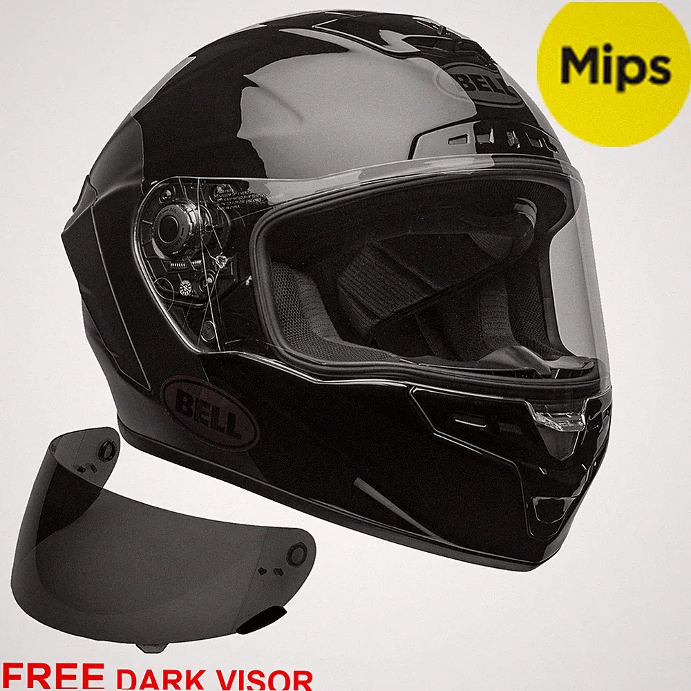 Bell Star DLX MIPS Motorradhelm Lux Checkers inklusive dunklem Visier