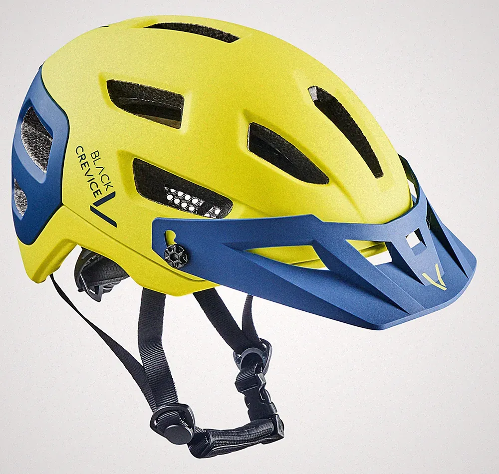 BLACK CREVICE - Damen & Herren MTB - Fahrradhelm - ENDURO - 3D-Fitting-System *