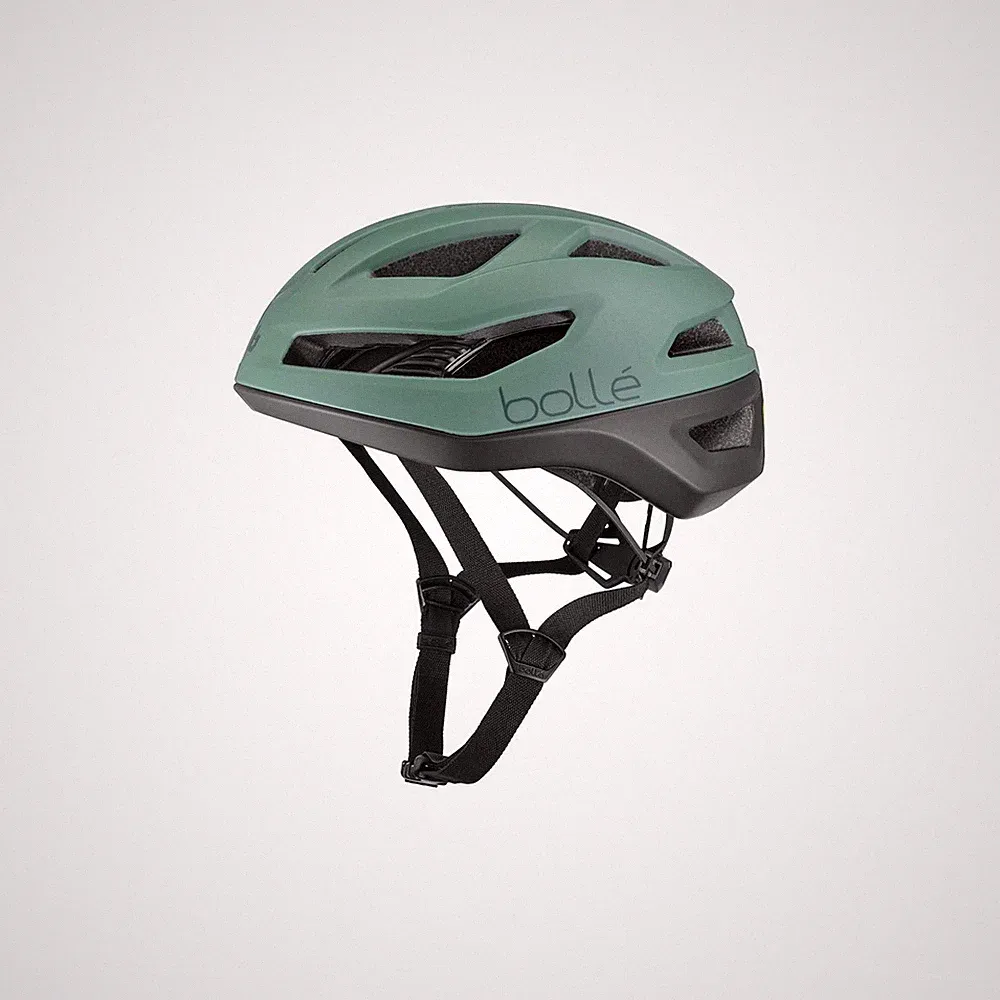 Bollé Fahrrad Helm Eco Avio Pure Mips Gr. M Sage Matte Grün Schwarz Kopfschutz