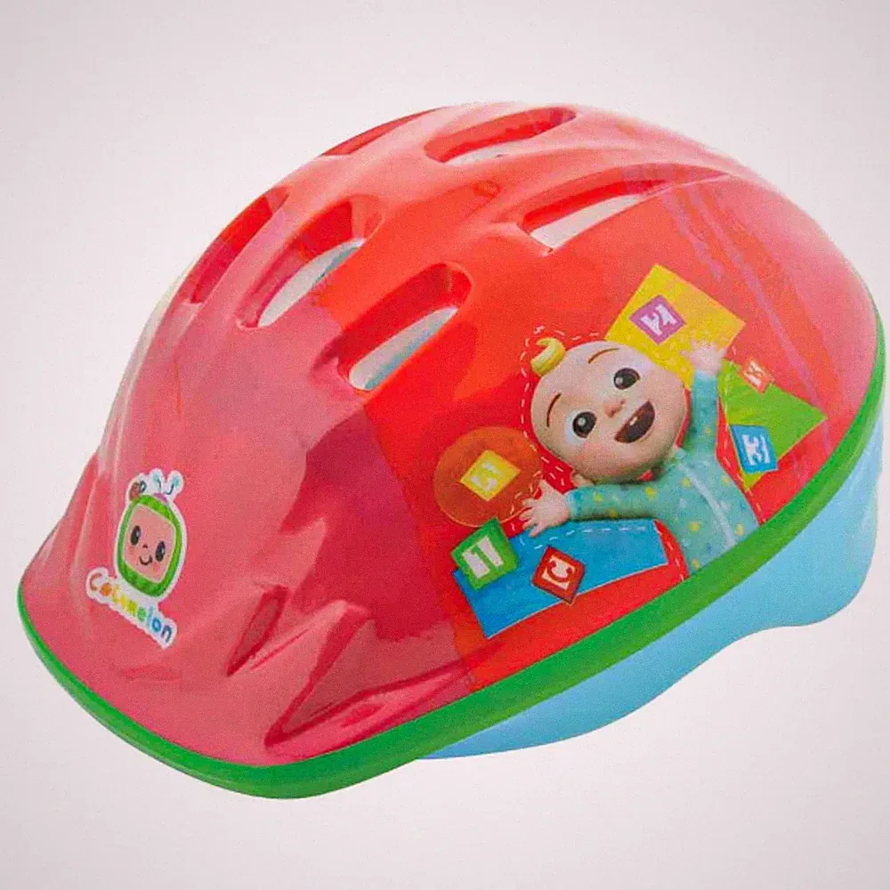 Cocomelon Kinder Fahrradhelm Verstellbar Rollschuhhelm 2-4 Jahre Bunt