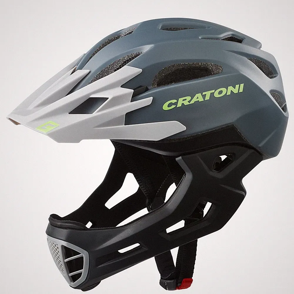 Cratoni C-Maniac Fullfacehelm Fahrradhelm Downhill Freeride Kinnbügel Bikehelm