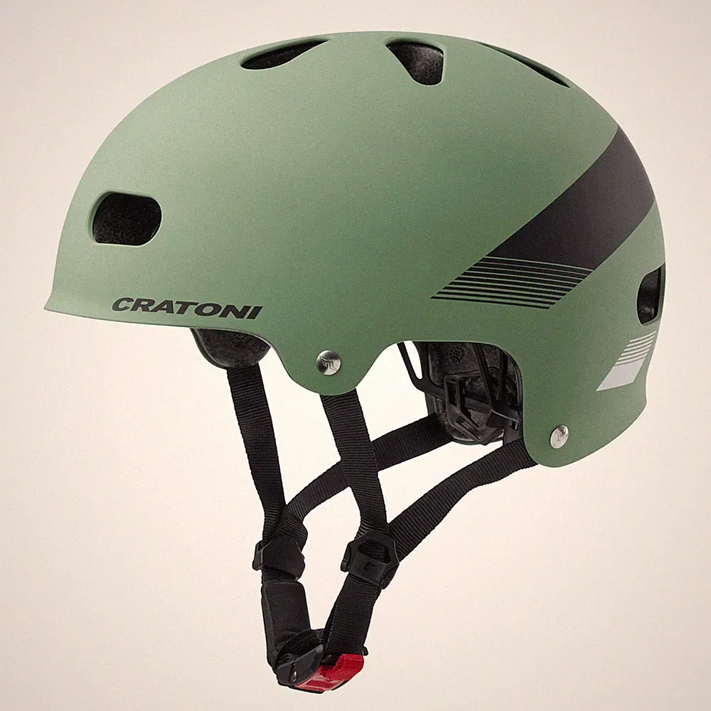 Cratoni C-Mate Jr Kinder Fahrradhelm - sage-black matt - Kinder