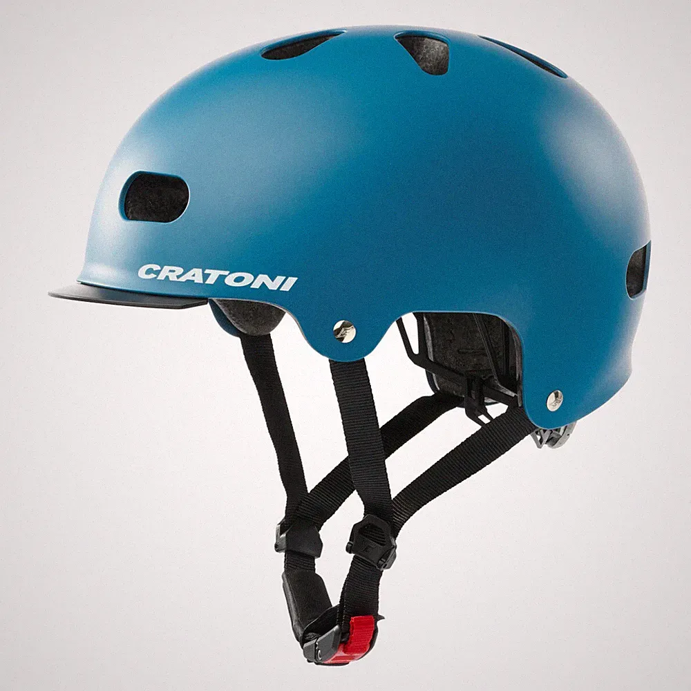 Cratoni C-Mate Urban City Fahrradhelm blue matt 54-58 cm