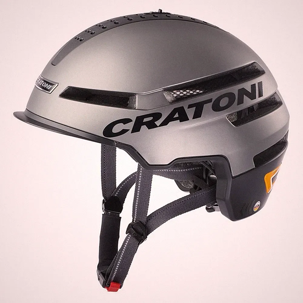Cratoni Fahrrad Helm Smartride 1.2 (Ped.) Anthrazit Matt Gr. M/L (58-61cm)