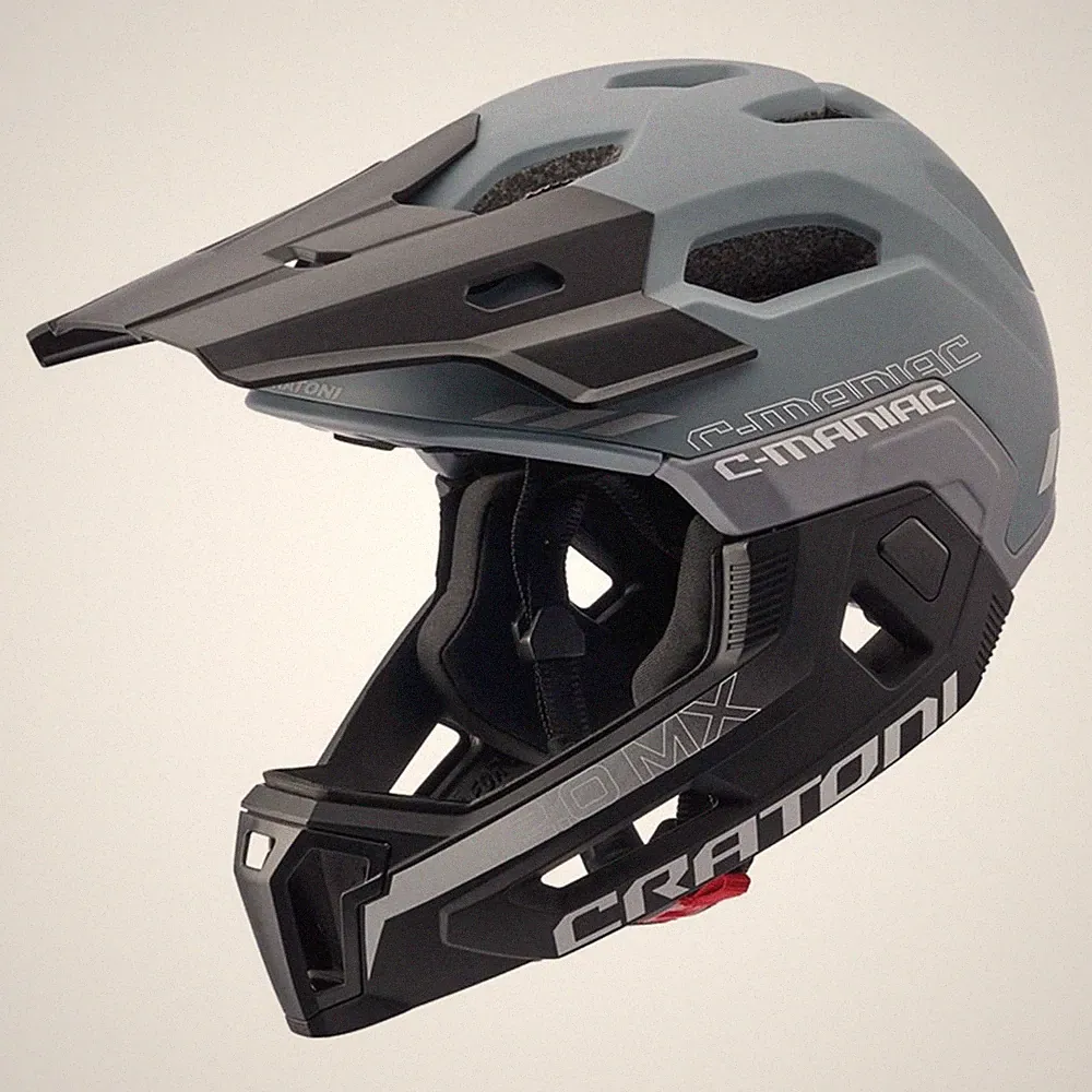 Cratoni Fahrradhelm C-Maniac 2.0 MX grau matt, Gr. S/M (52-56cm)