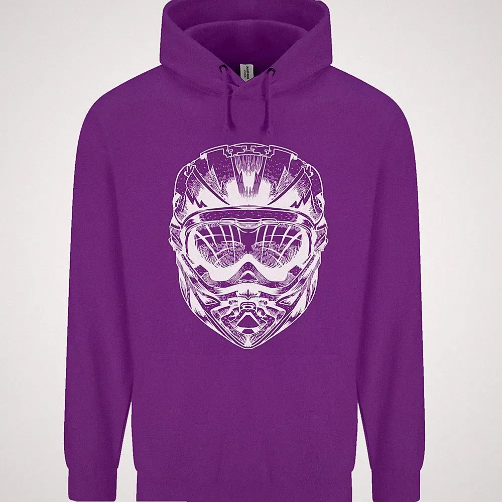 Downhill Mountainbike Helm DH MTB Kinder Kinder Hoodie