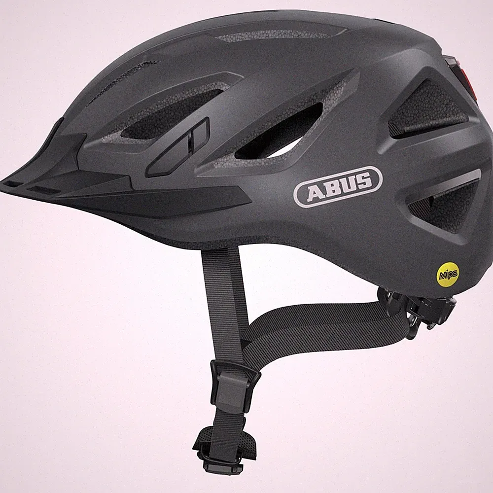 Fahrradhelm ABUS URBAN-I 3.0 MIPS titan XL 61-65 cm grau Cityhelm