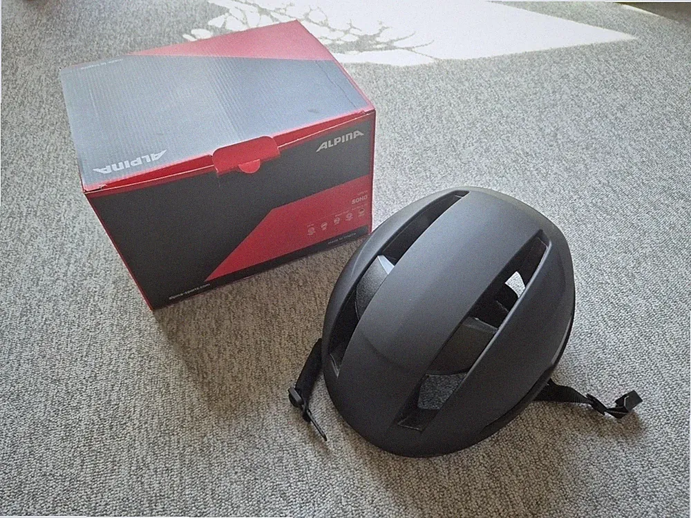 Fahrradhelm, Alpina, Schwarz Matt, Gr. 59-61cm