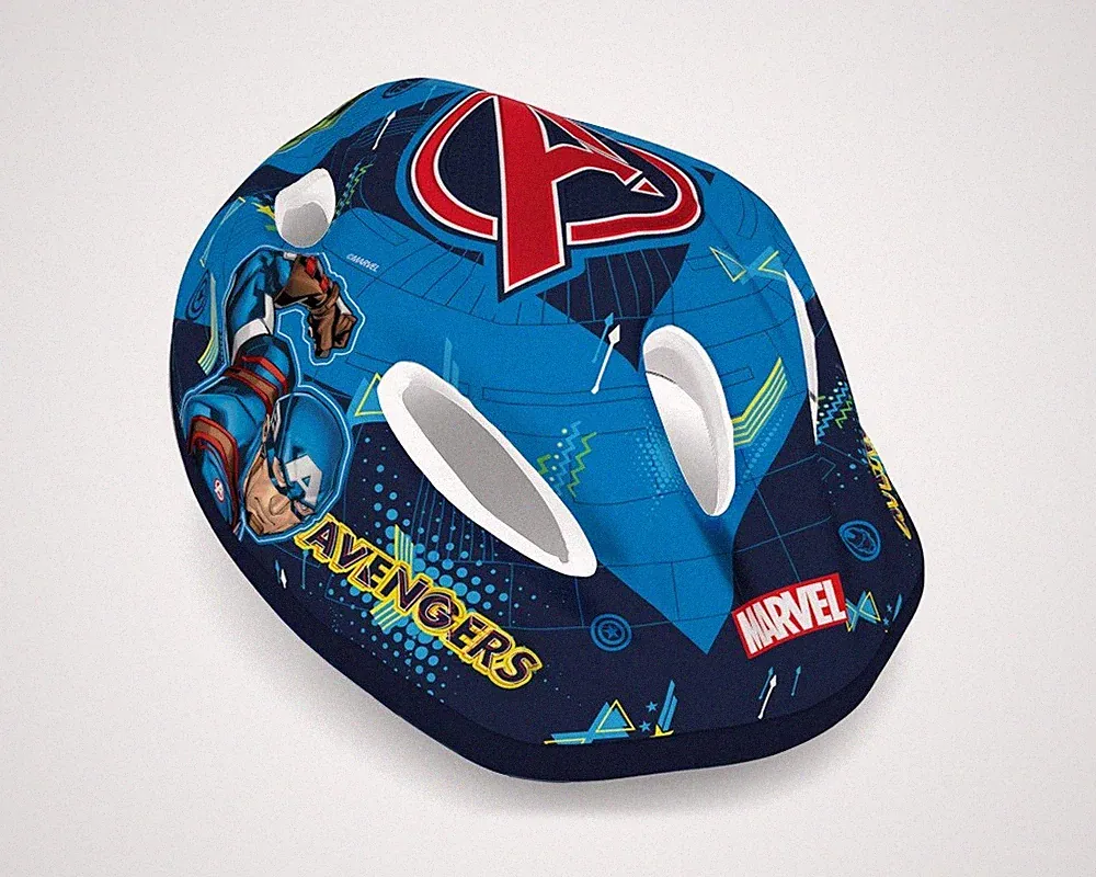 Fahrradhelm AVENGERS Kinderhelm ab 3 Jahre 52-56cm ORIGINAL Lizenzware # NEU