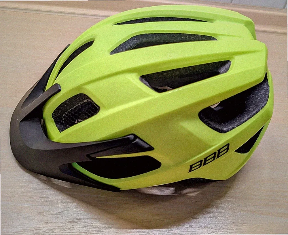 Fahrradhelm BBB BHE-29 Kite (Neongelb) 52-58 cm Gr. M