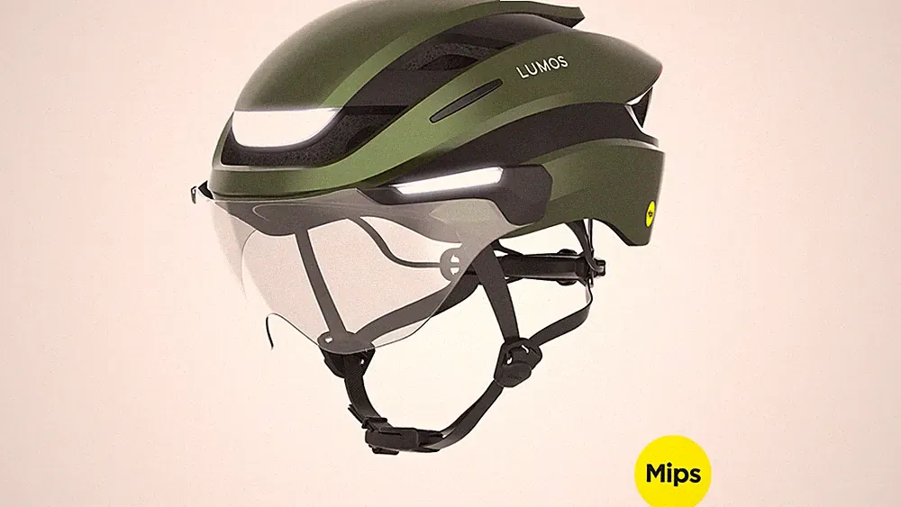 Fahrradhelm E-Bike mit Licht Lumos Ultra E-Bike MIPS green M L 54 bis 61 cm
