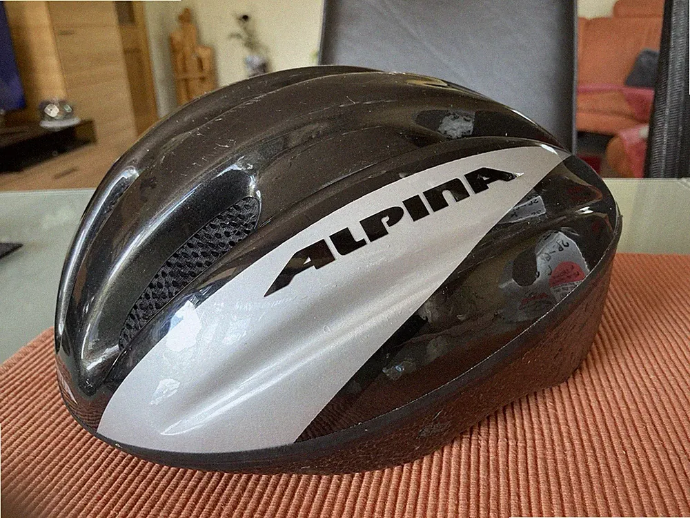Fahrradhelm - Erwachsene - L/XL - 55-62 cm - Anthrazit/silber