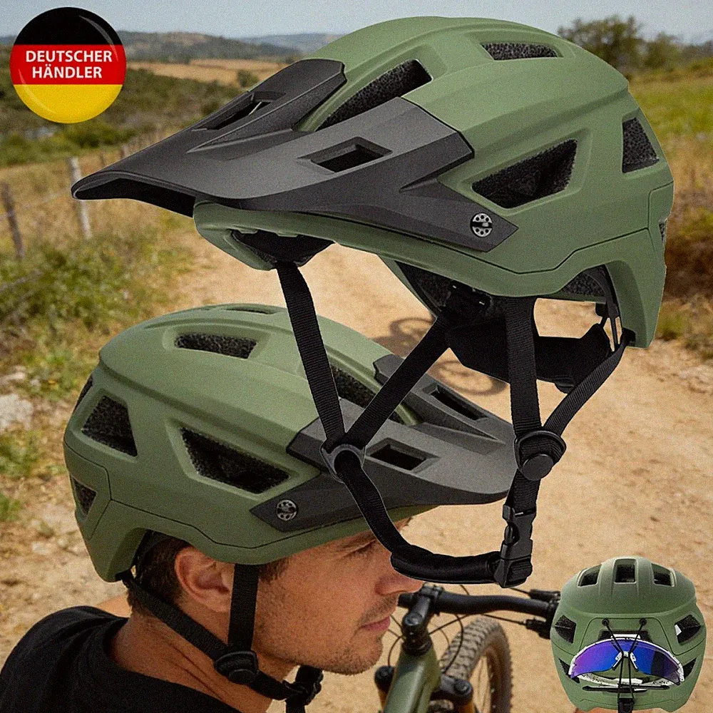 Fahrradhelm Herren Damen Radhelm Erwachsene MTB Bike Schutzhelm L Skateboard Neu