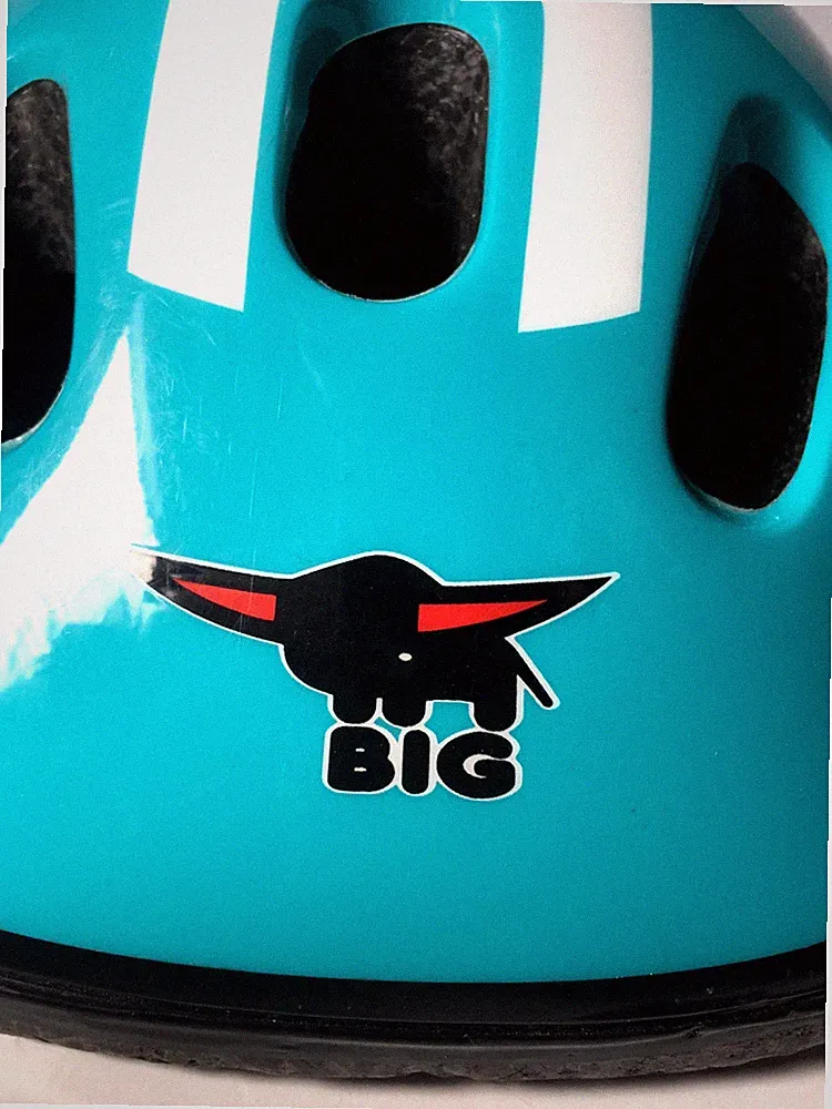Fahrradhelm Kind Big Bobby Team Kinderhelm Fahrradhelm türkis blau 48-52 KN512