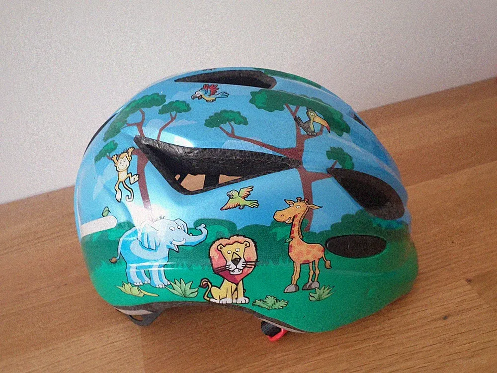 fahrradhelm kinder jungen grün