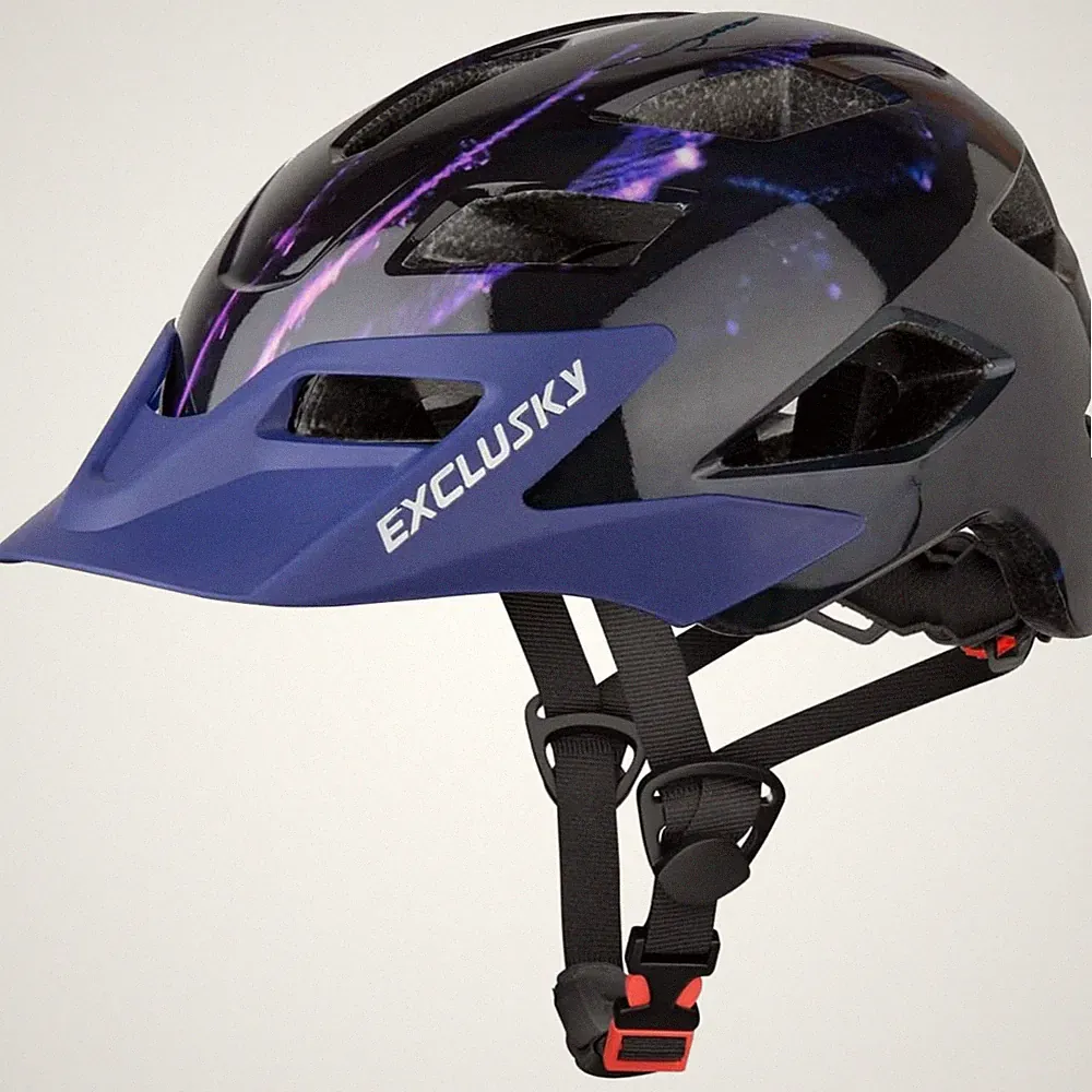 Fahrradhelm Kinder Jungen Mädchen, Verstellbar, Leicht, Visier, EN1078, 50-57cm