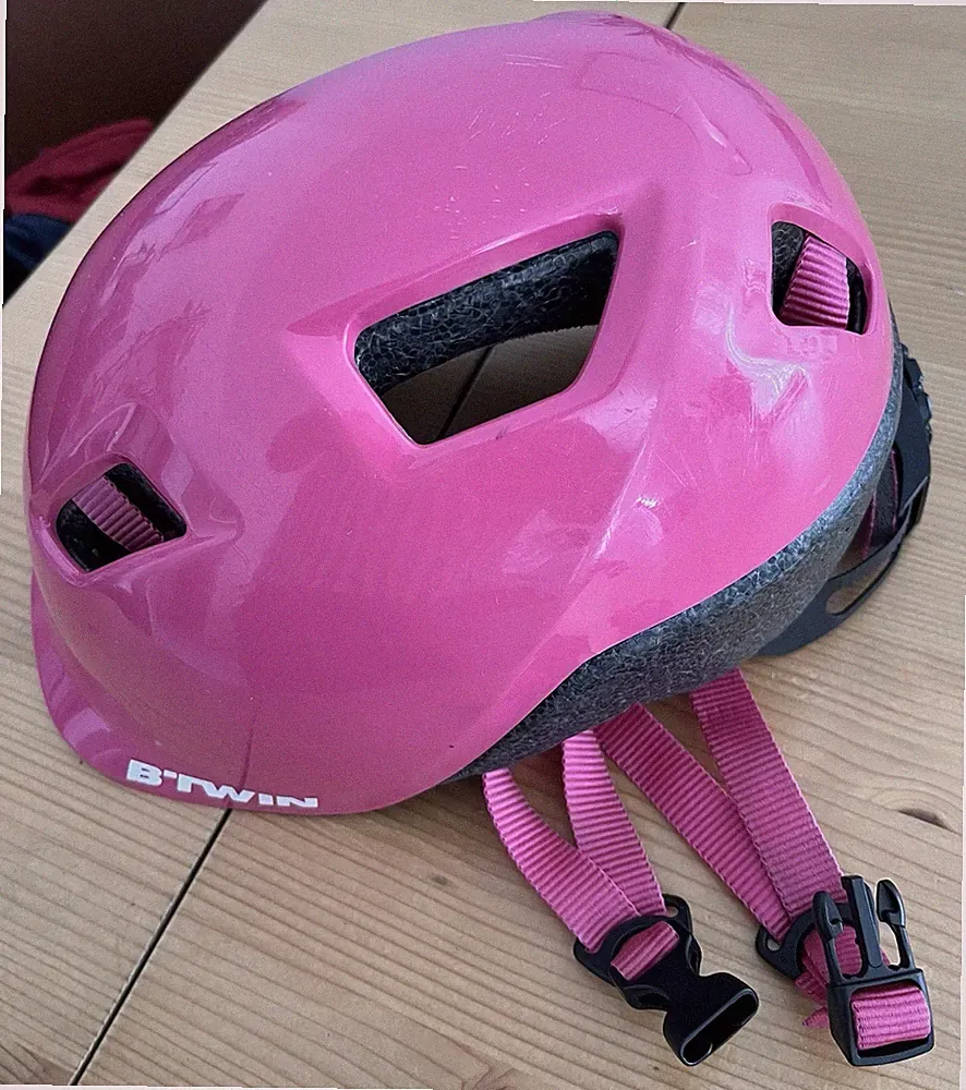 Fahrradhelm Mädchen BTWIN - 48-52 cm XS 2-4 Jahre