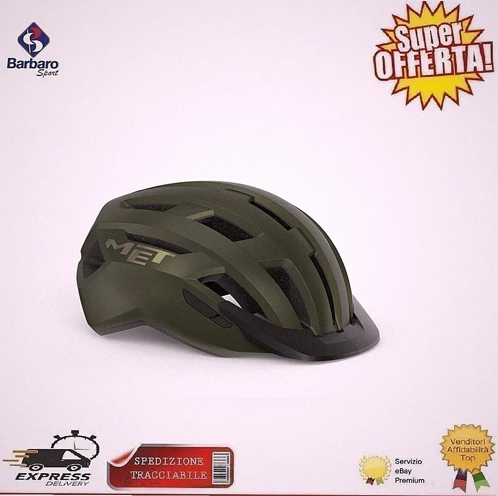Fahrradhelm Met Allroad Mips Mtb E-Mtb Gravel Radfahren Olivgrün M 56-58