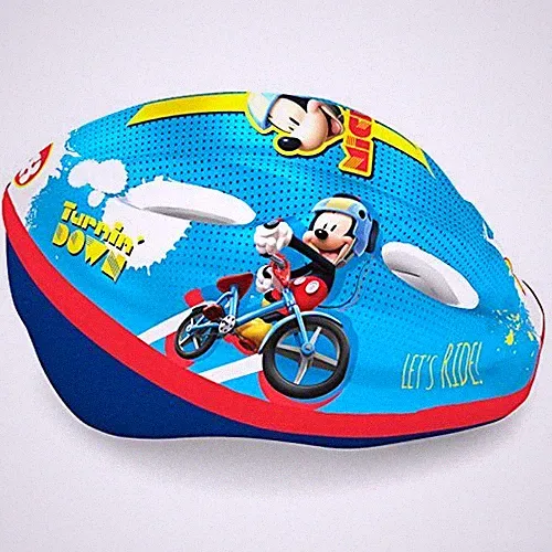 Fahrradhelm MICKEY MOUSE Kinderhelm Verstellbar mit Drehring 4-8 Jahr