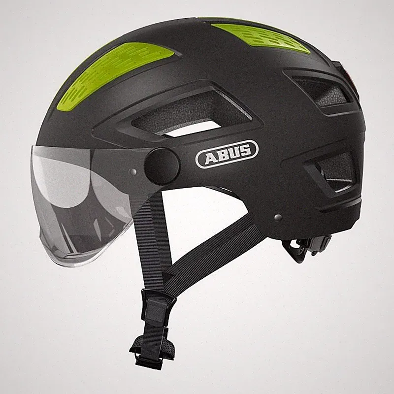 abus fahrradhelm mit visier