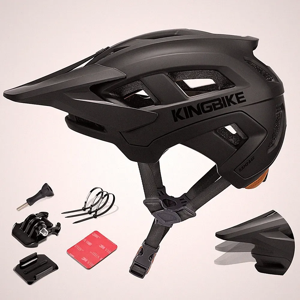 Fahrradhelm Mountainbike Helm MTB Helme Visier Verstellbar für Herren Damen E...