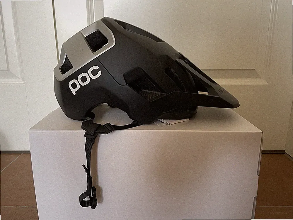 Fahrradhelm MTB POC Kortal schwarz/silber Gr. 59-62