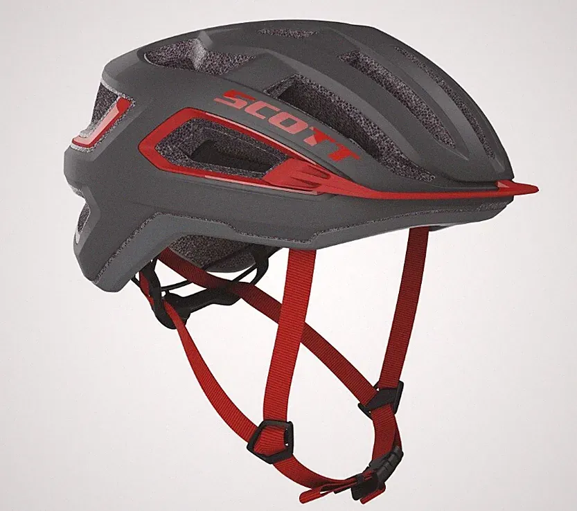 Fahrradhelm SCOTT ARX Grigio Rosso HELMET SCOTT ARX Dark Grey Red