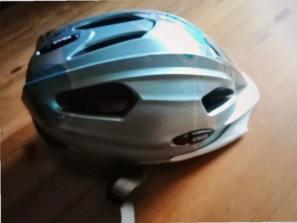 Fahrradhelm Uvex Kinderfahrradhelm Kinderhelm Schutzhelm 50- 55 cm blau weiß