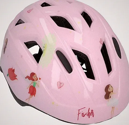 FISCHER FAHRRAD Plus Princess XS/S Kinderhelm Rosa Passform: XS/S Kopfumfang
