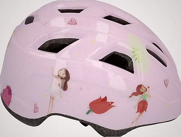 Fischer Fahrradhelm Kinder Plus Princess XS/S pink Fahrradhelm