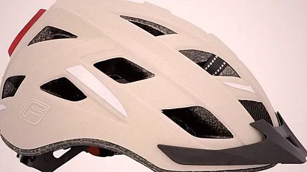 fahrradhelm damen beige matt