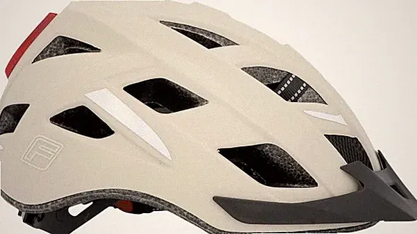 fahrradhelm damen beige matt