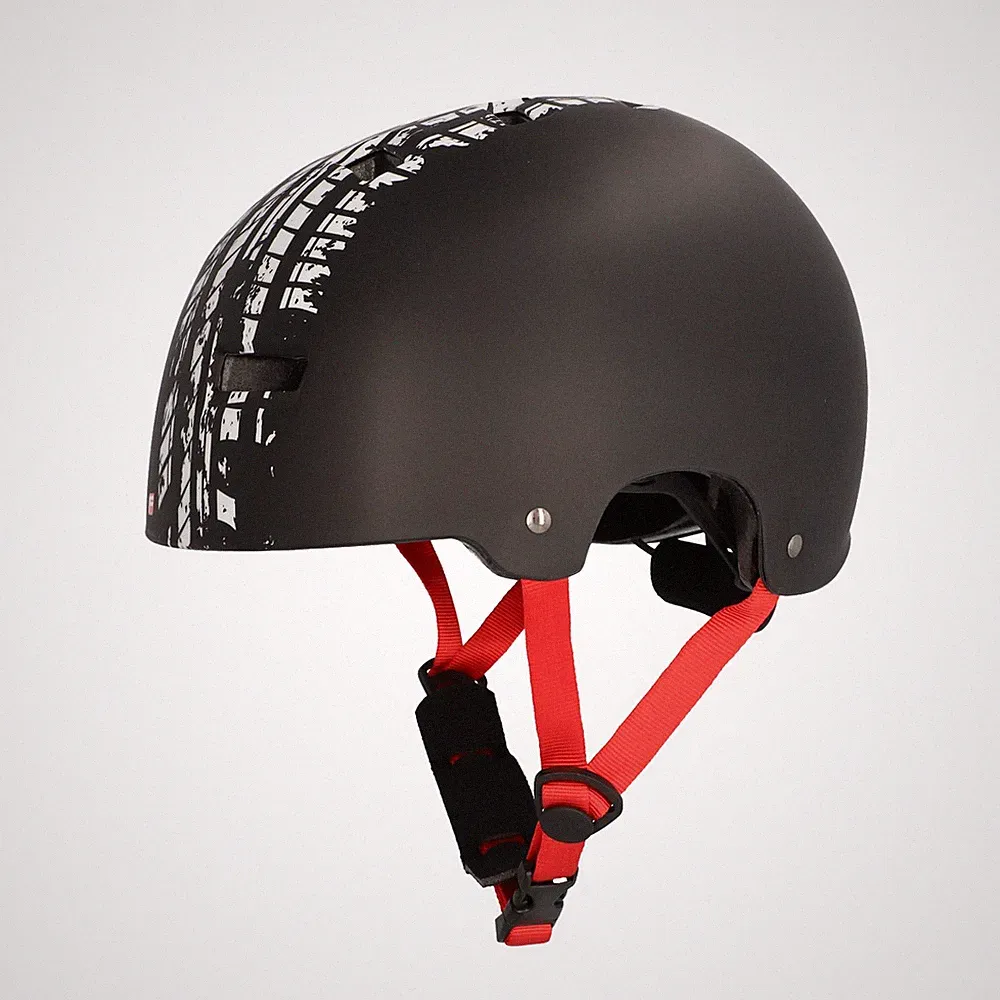 Fischer Kinder Fahrradhelm BMX Track schwarz matt S/M 54-58cm