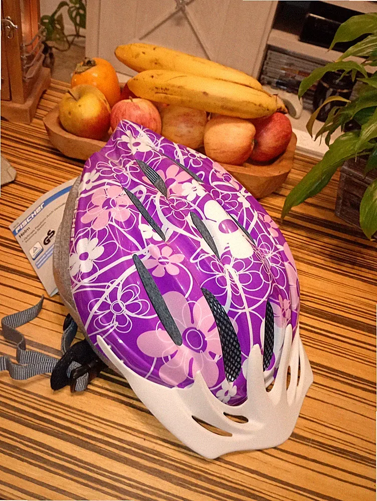 Fischer Mädchen Jugend Fahrradhelm S/M 52 cm - 57 cm TÜV GS geprüft, Neu !