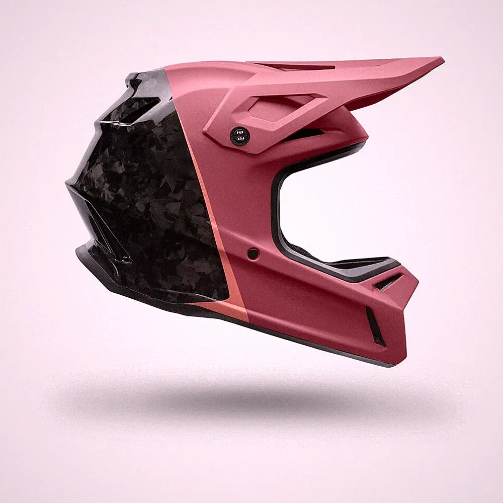 Fox Rampage RS Splice MTB Fullface Helm Downhill Carbon MIPS Integra Split