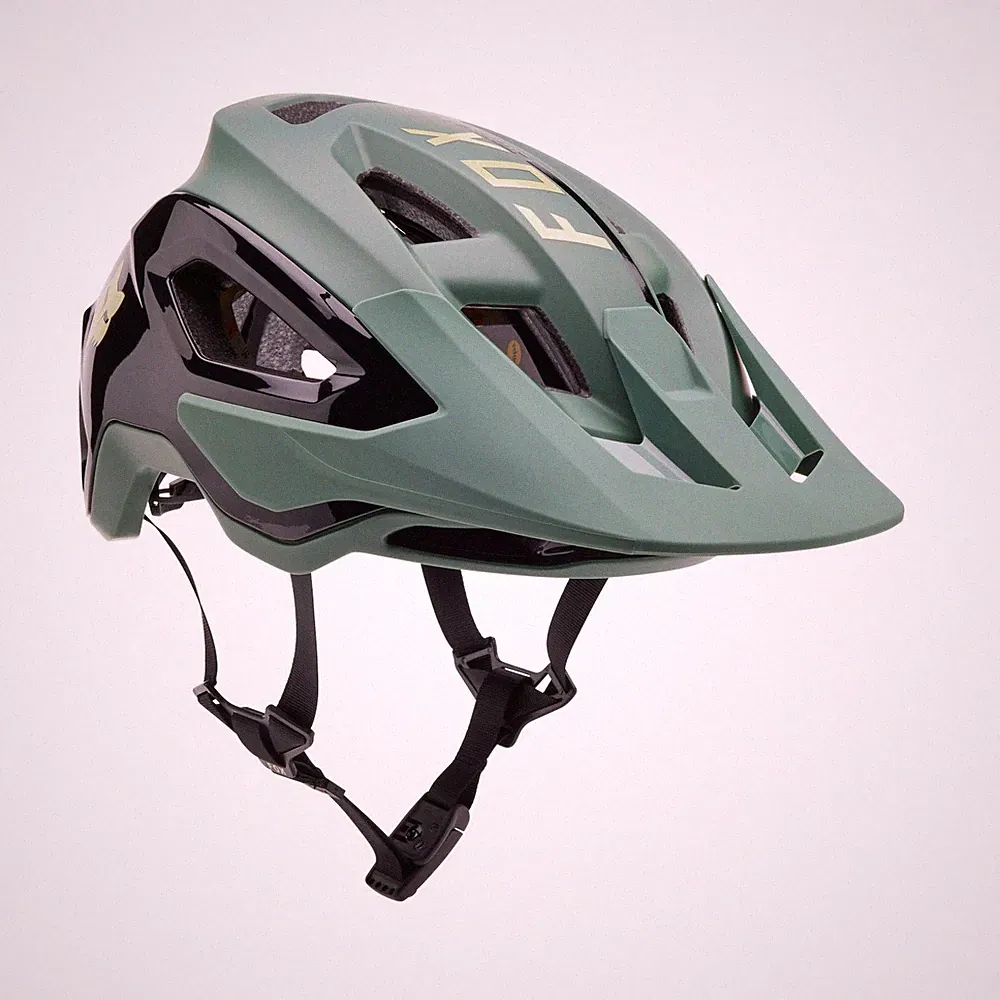 Fox Speedframe Pro Fahrrad Mountainbike MTB Helm Halbschale Mips Jägergrün