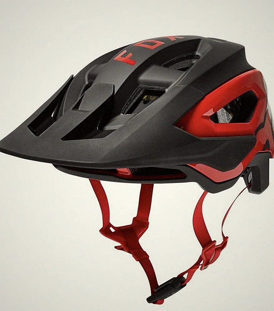 Fox Speedframe Pro MIPS MTB Helm schwarz/rot Größe Large neu mit Etikett