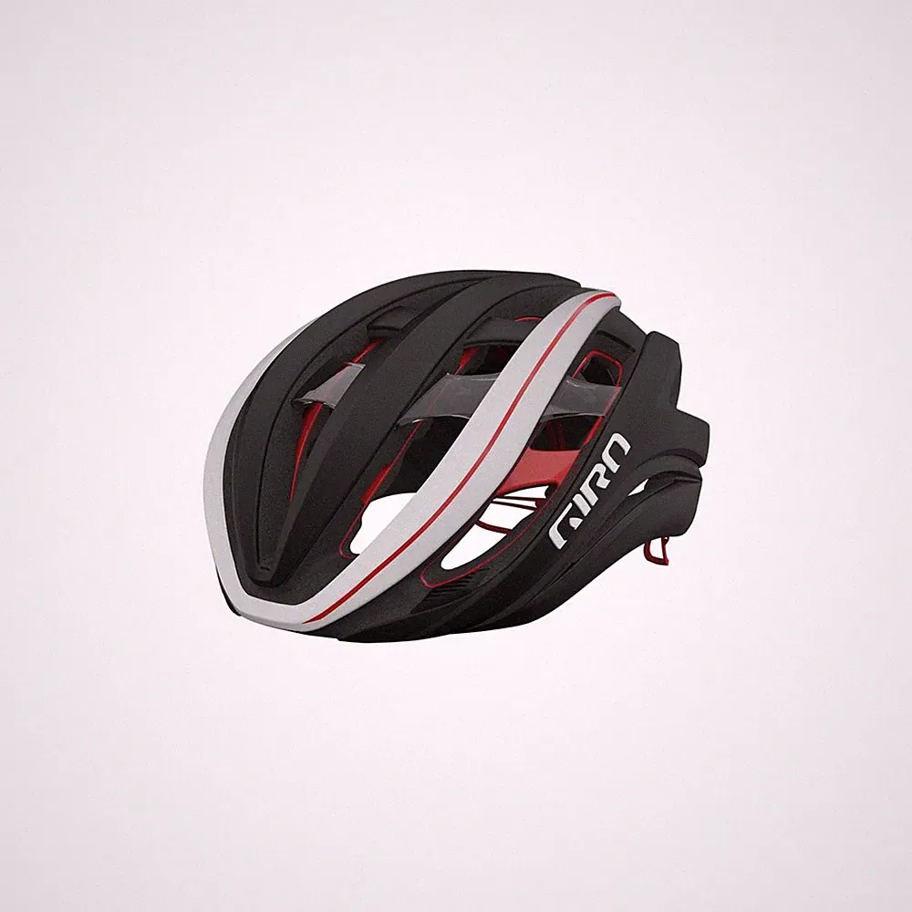 Giro Aether Spherical MIPS Helm Schwarz/Rot Fahrrad