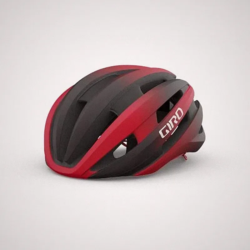 Giro Helm Synthe Mips II Schwarz/Rot Matt Fahrrad