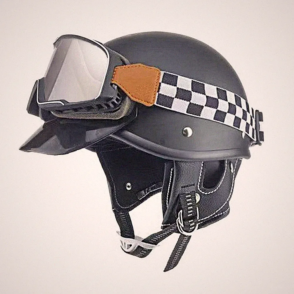 Halbhelm, Fahrradzubehör, Retro-Helm, Unisex, Herren und Damen