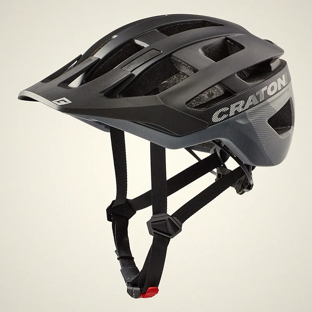Helm Cratoni Allrace Schwarz/Grau Matt - Große S/M (52-57cm)