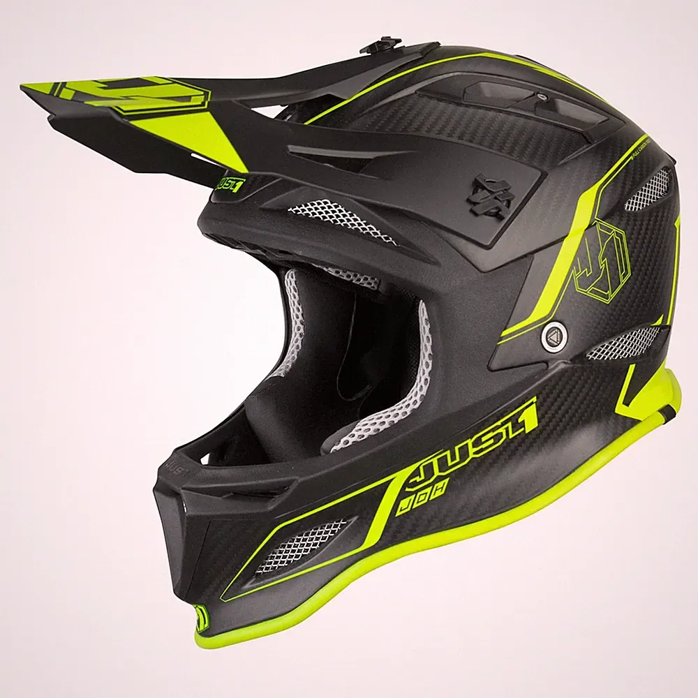 Helm Fahrrad Cross Just1 JDH MIPS Elemente Schwarz / Gelb