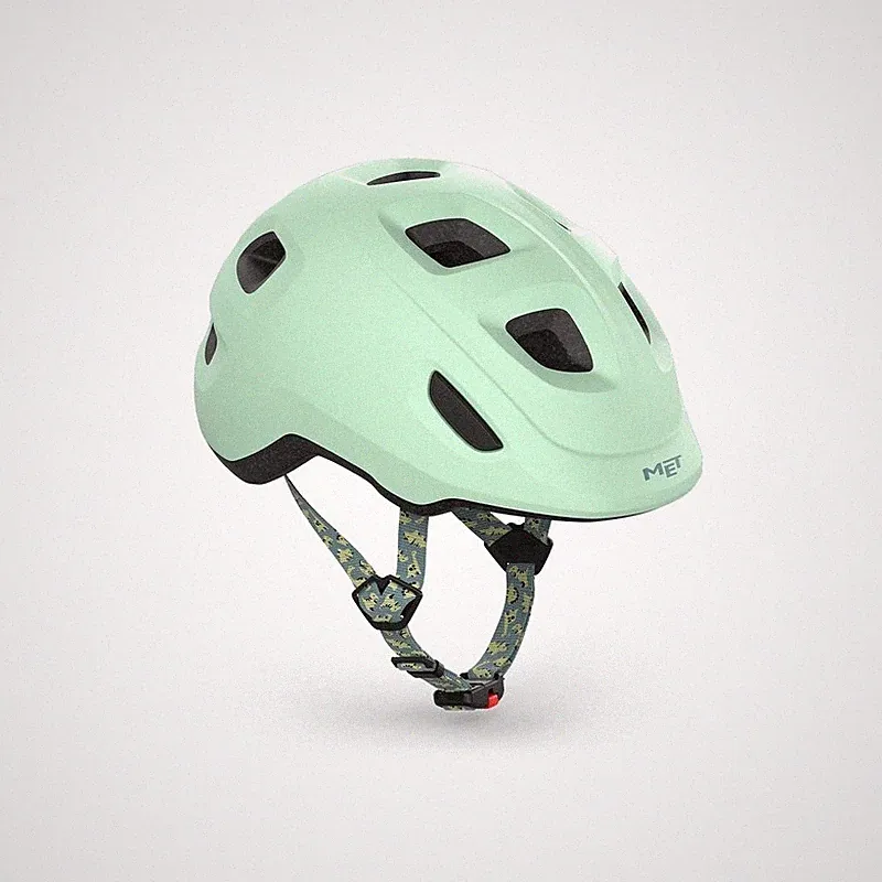 Helm Kind Hooray Grün Matt MET Fahrrad