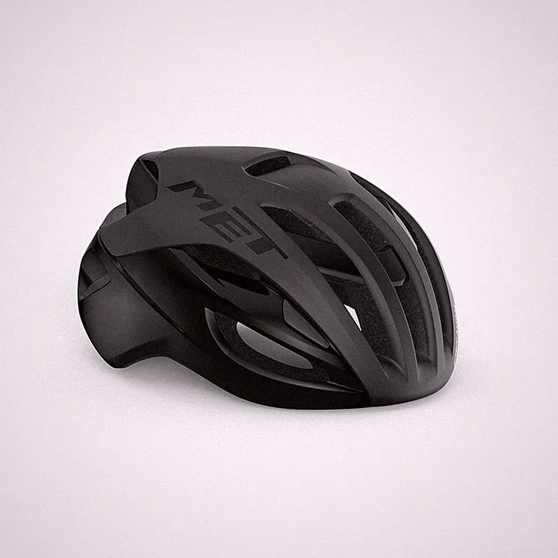 Helm Rennrad Rival Mips Schwarz Matt Poliert MET Fahrrad
