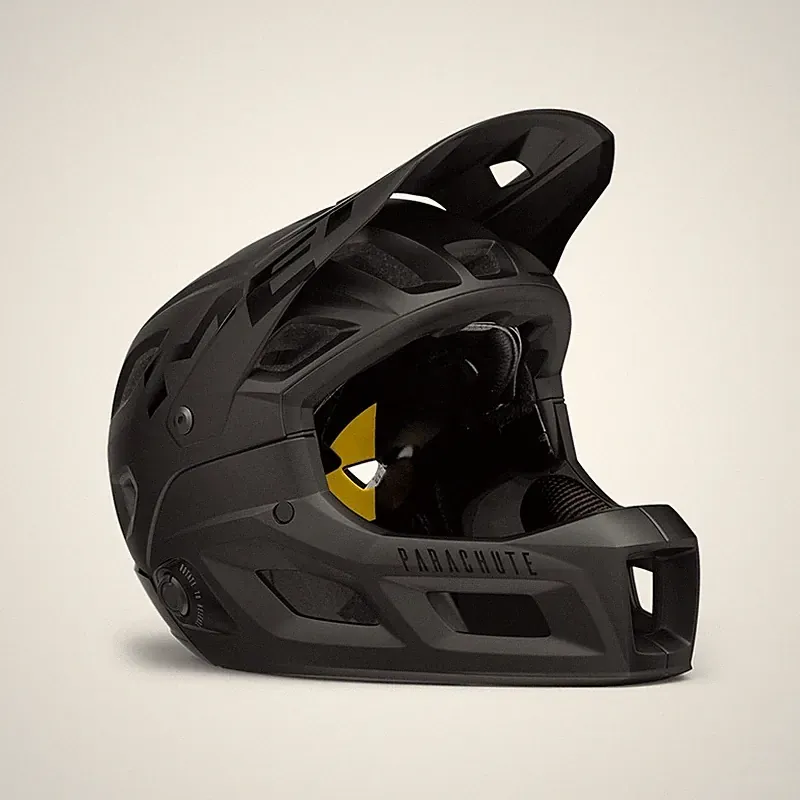 Integralhelm Parachute Mcr Mips Schwarz Matt MET Fahrrad